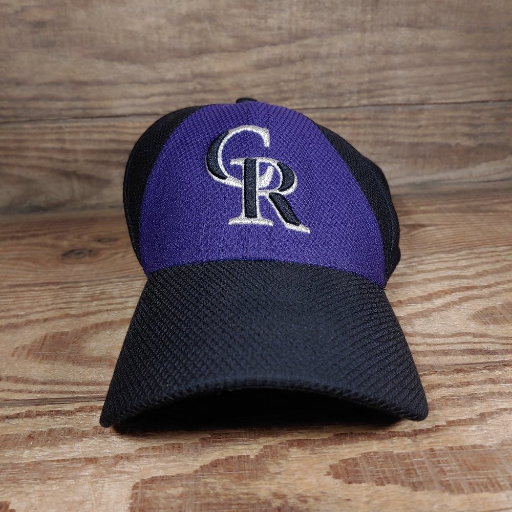 Colorado Rockies Fitted Purple/Black Baseball Cap